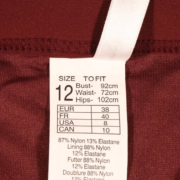 NWT Seafolly X Revolve Active Split Band Hipster in Plum - Picture 14 of 14